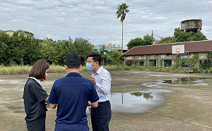 活化中和灰磘閒置土地 新北議員金瑞龍提案規劃特色籃球場