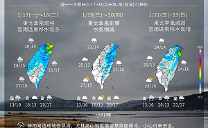 華南雲系影響！氣象局：今明2天全台濕冷有雨