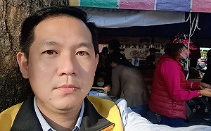 好大的官威！時力高市議員林于凱喪禮致意不被甩 臉書批評反遭轟