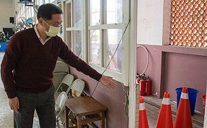 外埔國小活動中心年久失修 蔡其昌、施志昌爭取754萬改善