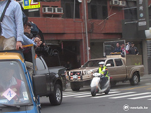 台南掃街提前結束 朱立倫讚：交管非常好