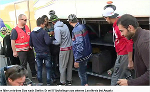 反梅克爾政策  德1縣長拉整車難民前進柏林