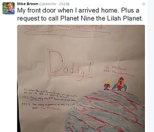 冥王星殺手為女兒1句話  發現第9行星