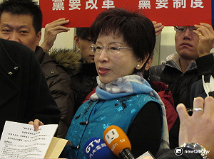 藍委憂一中同表揚言退黨 洪：道不同不相為謀