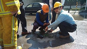 管線裂甲烷外洩 中油開挖釐清原因