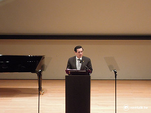 出席國際活動 馬英九英文致詞 翻譯說中文