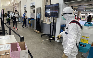 確診足跡多！台鐵清消比照三級警戒 隨時啟動分流辦公