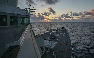 又是它 今年以來第二次! 中國控美導彈驅逐艦「非法闖入西沙領海」