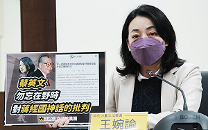 藍揚言不幫時力連署提案 王婉諭批情緒化