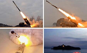 北韓第5、第6次飛彈試射 稱遠程巡航導彈飛2.5小時命中1800公里外目標