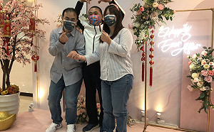 農曆年前新北市長侯友宜赴新店行政園區慰勞同仁