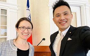 陳以信訪華府見蕭美琴 與多名參、眾議員會晤拚外交