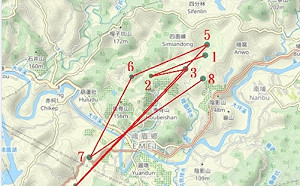 初四新竹連9震！鄭明典曝順序圖 網驚：好像折返跑