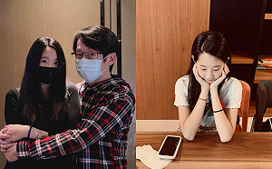 冠佑喜慶愛女生日！才13歲「身高已171公分」爸曬合照：學長退散