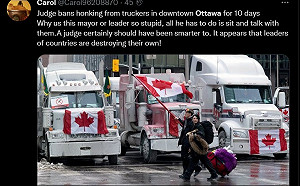 越禁越發！加拿大反疫苗抗議激烈 首都進入緊急狀態 禁止鳴笛十天