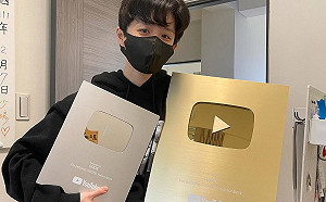 百萬訂閱達成！HOOK手持「金銀牌」加碼宣布好消息