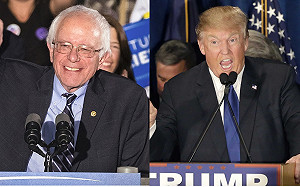 新州初選 川普與桑德斯勝出