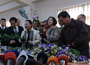 取洋桔梗銷日經驗 蔡英文盼農民接軌國際