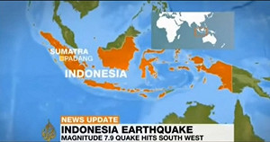 印尼強震已有人喪生續搜救 海嘯解除