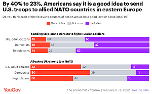 美最新民調 僅13％支持聯烏抗俄 25%不知道烏克蘭是敵是友
