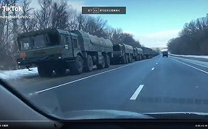 開戰在即! 大量俄羅斯軍隊在烏克蘭邊境集結 導彈、坦克車數量驚人