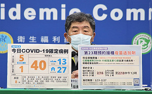 第23期疫苗明日10時開放預約！陳時中：2/21至2/27提供施打