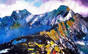 展現光的獨特性 知名建築師羅榮源辦台灣形象油畫特展