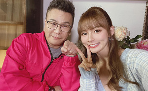 林莎冷天穿「超低胸深V」大露飽滿美胸！網羨：玉琳哥好幸福