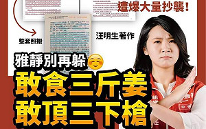 李雅靜被爆論文抄襲！台灣基進李雨蓁：敢食三斤姜 敢頂三下槍