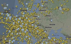 烏克蘭關閉領空！航班雷達全數清空 避馬航憾事重演