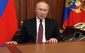 傻眼了! 宣布烏東軍事行動 飛彈攻擊基輔 普丁這時竟又說烏克蘭應「去軍事化」