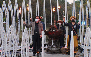 台灣燈會衛武營「南島日」國際南島學生與台灣原住民族熱力四射