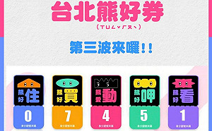 台北熊好券第三波來了！10萬名幸運兒不用登記就獲獎