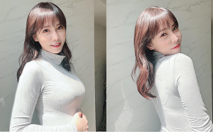 緊身毛衣裹住好身材  咪妃發文曝預產期「獅子座啦」