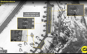 俄羅斯空軍集結？基地衛星照曝光 多種、大量戰機進駐