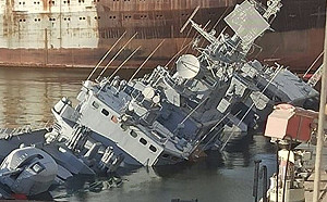 避免落入俄軍手中 烏克蘭鑿沉自家海軍旗艦