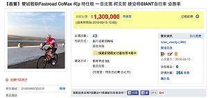 柯P雙塔雙城戰駒戰衣 結標450萬