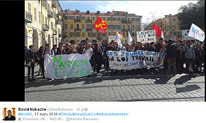 15 萬法國學生再上街頭  抗議《勞動法》改革