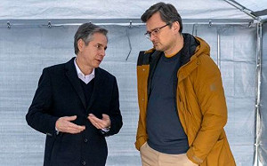 波烏邊界見面  布林肯會烏克蘭外長展團結