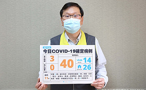 快訊》新增43例！本土3 境外40  莊人祥：本土高雄2例、台南1例