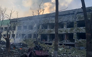 (影)沒有針對平民?停火期間將婦幼醫院炸成廢墟 澤連斯基：泯滅人性