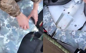 撿到無人機囉！烏軍「開箱」俄軍偵察機畫面曝光