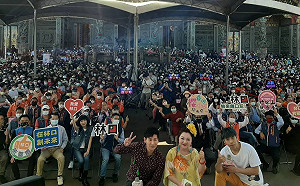 林口櫻花季今竹林山觀音寺登場  萬人同享浪漫粉白櫻花