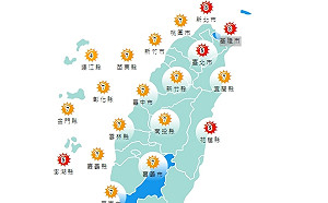 西半部高溫32度 紫外線強外出別忘防曬