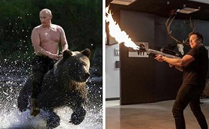 馬斯克準備好了！PO「火烤普丁」 梗圖：帶上熊來