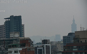 空氣髒！西部空品一片橘  氣象專家提醒：千萬別淋雨