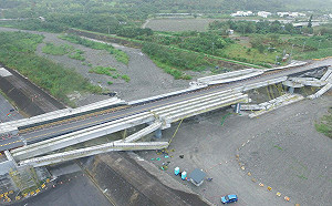 (影)花東6.6強震！玉里玉興橋被震斷 驚人空拍畫面曝光