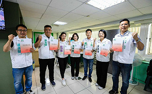 「邁盟」聯合領表登記 徒步邁向民主發源地誓言挺邁拚過半