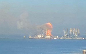 (影)俄烏戰爭》烏克蘭大反攻！炸毀俄坦克登陸艦 破馬里烏波爾攻擊軍後勤