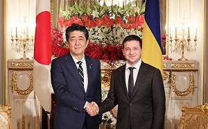 「一場堵上性命的演說」澤連斯基講談引共鳴 安倍晉三：日本與烏克蘭同在